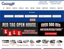 Tablet Screenshot of crestviewrv.com